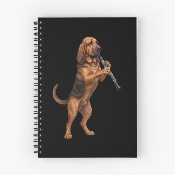 Item preview, Bloodhound Playing Oboe Player Oboist Dog Lover designed and sold by DoodleTortle.