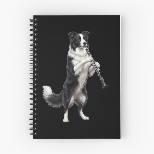 Item preview, Border Collie Playing Oboe Player Oboist Dog Lover designed and sold by DoodleTortle.