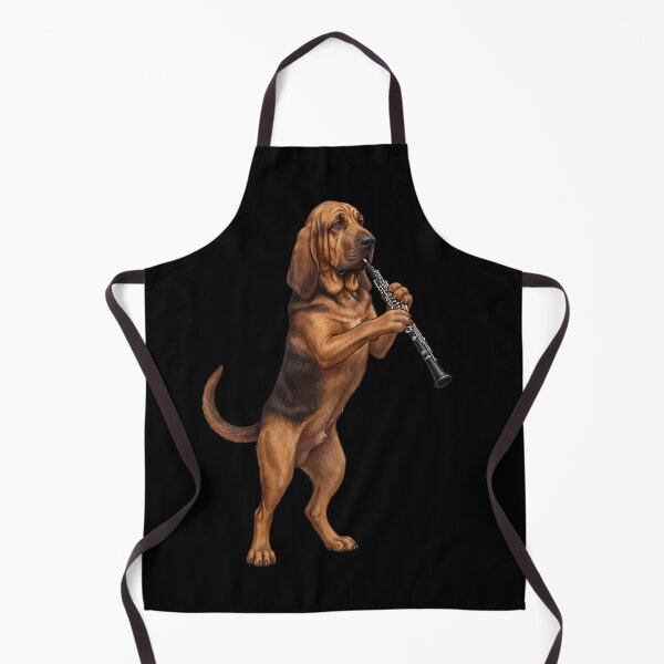 Item preview, Bloodhound Playing Oboe Player Oboist Dog Lover designed and sold by DoodleTortle.
