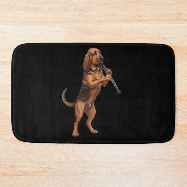 Item preview, Bloodhound Playing Oboe Player Oboist Dog Lover designed and sold by DoodleTortle.