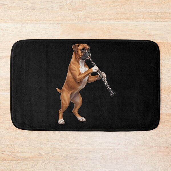 Item preview, Boxer Dog Playing Oboe Player Oboist Dog Lover designed and sold by DoodleTortle.