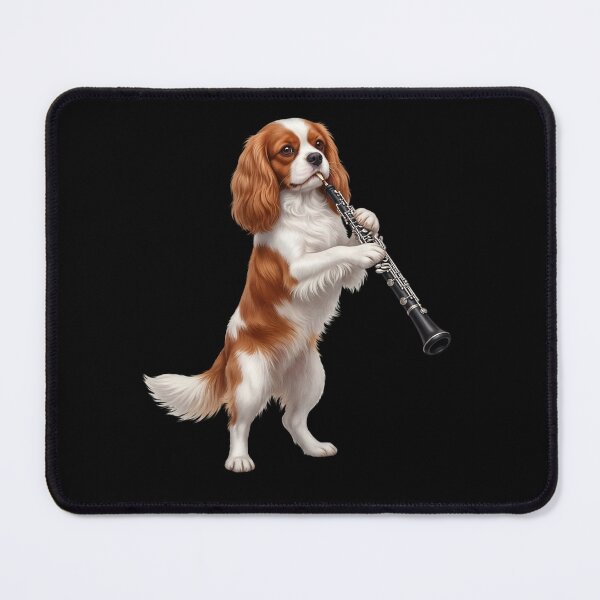 Item preview, Cavalier King Charles Spaniel Playing Oboe Player Oboist Dog Lover designed and sold by DoodleTortle.