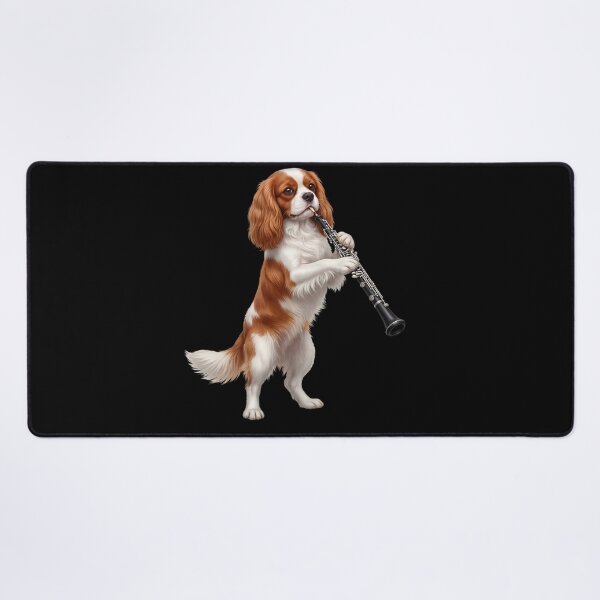 Item preview, Cavalier King Charles Spaniel Playing Oboe Player Oboist Dog Lover designed and sold by DoodleTortle.