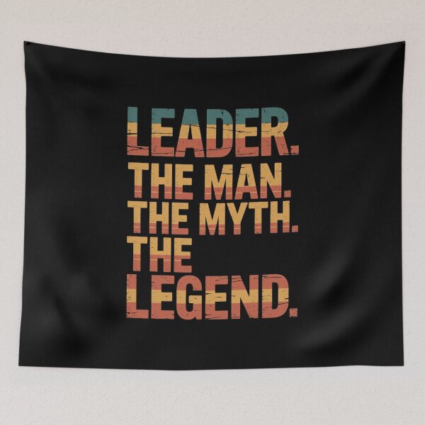 Item preview, Leader The Man The Myth The Legend Leadership Men Gift For Boss designed and sold by CORJIDOG-ART.