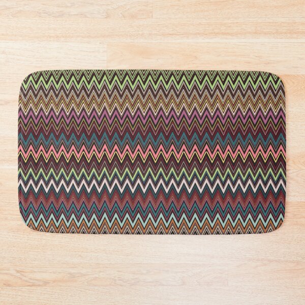 Item preview, Missoni men's textile vector seamless repeat pattern retro colors designed and sold by Retro Street Studios.