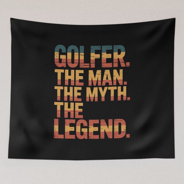 Item preview, Golfer The Man The Myth The Legend Golf Player Gift designed and sold by CORJIDOG-ART.