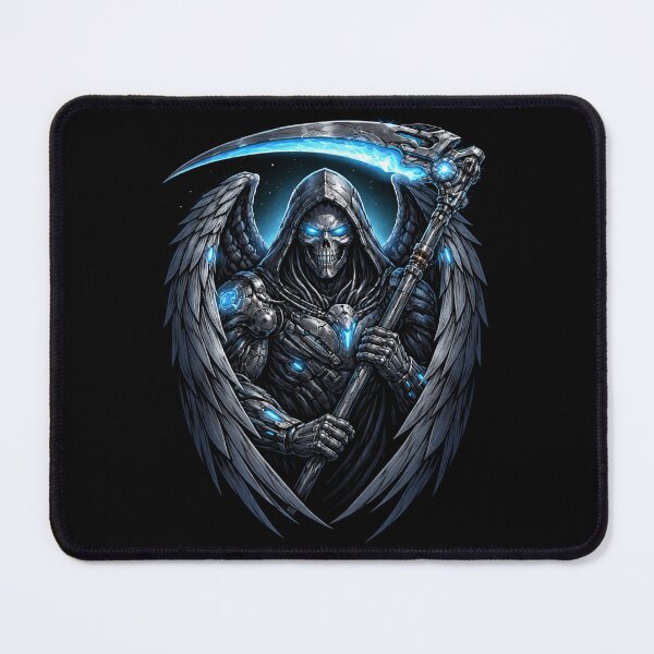 Item preview, Cyber War Grim Reaper Sticker – Futuristic Skull Reaper Sci-Fi Dark Fantasy Art designed and sold by MaulCabral Designs.