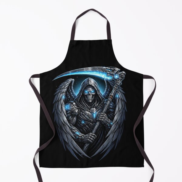Item preview, Cyber War Grim Reaper Sticker – Futuristic Skull Reaper Sci-Fi Dark Fantasy Art designed and sold by MaulCabral Designs.