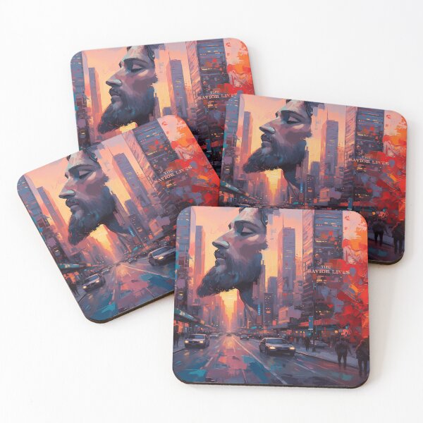Item preview, Cityscape with a Face and Text designed and sold by karybaquetu10.