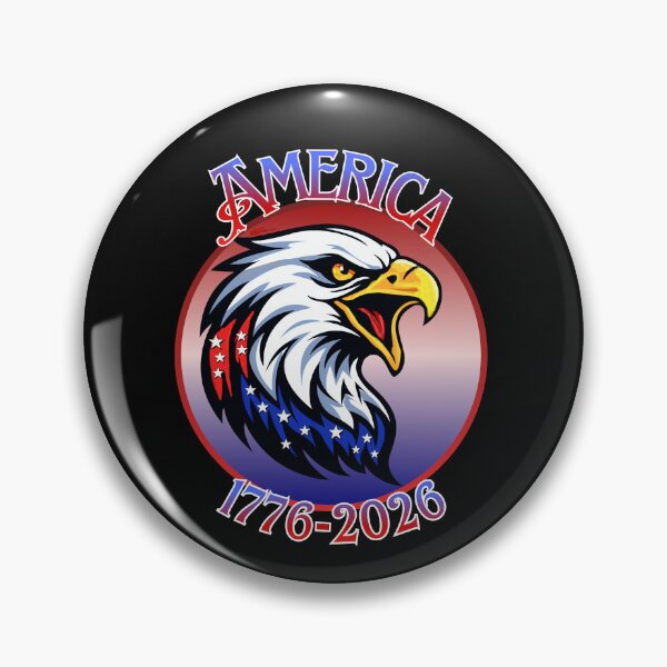 Item preview,  America 250 Screaming Eagle Retro designed and sold by Tripp Art Studio.
