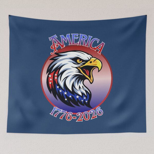 Item preview,  America 250 Screaming Eagle Retro designed and sold by Tripp Art Studio.