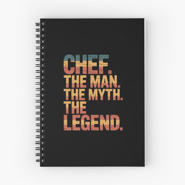 Item preview, Chef The Man The Myth The Legend Culinary Cook Professional designed and sold by CORJIDOG-ART.