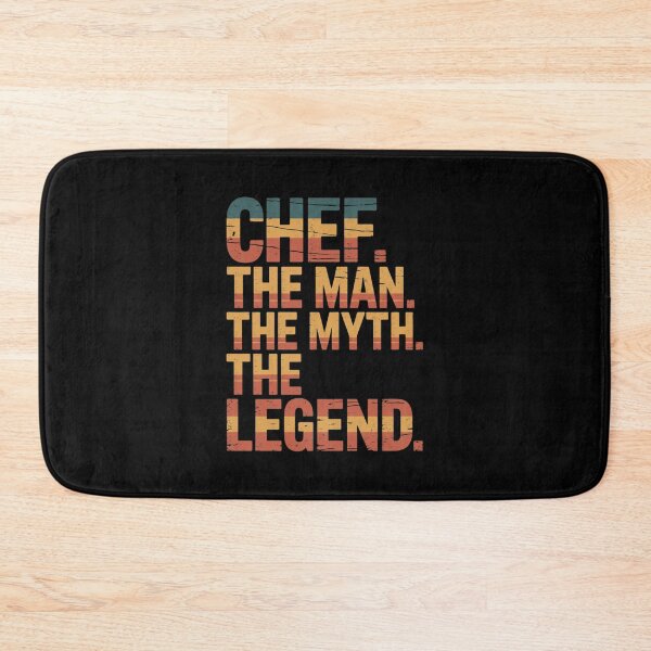 Item preview, Chef The Man The Myth The Legend Culinary Cook Professional designed and sold by CORJIDOG-ART.