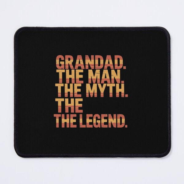 Item preview, Grandad. The Man. The Myth. The Legend. Grandfather Grandpa Best Grandparent Gift designed and sold by CORJIDOG-ART.