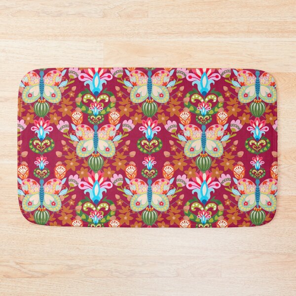 Item preview, Polish Folk art butterfly and flowers  designed and sold by FatBirdie.