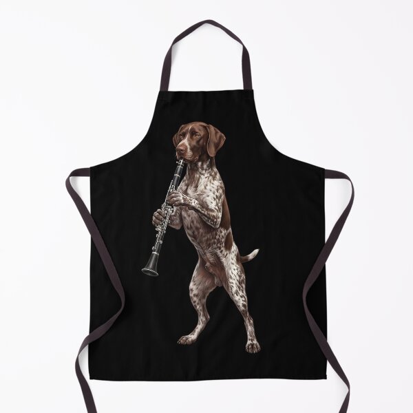Item preview, German Shorthaired Pointer Playing Clarinet Player Clarinetist Dog Lover designed and sold by TerryConnells.