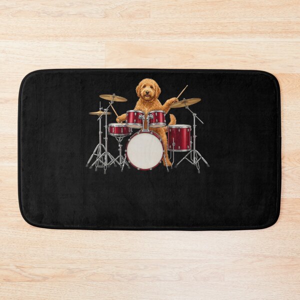 Item preview, Goldendoodle Playing Drum Kit Drummer Dog Lover designed and sold by TerryConnells.