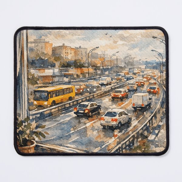 Item preview, Urban Cityscape Highway Traffic City designed and sold by Anomaneal.