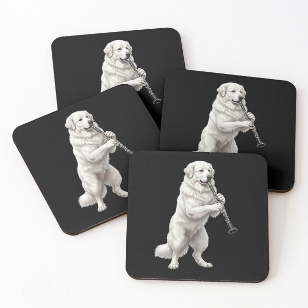 Item preview, Great Pyrenees Playing Clarinet Player Clarinetist Dog Lover designed and sold by TerryConnells.