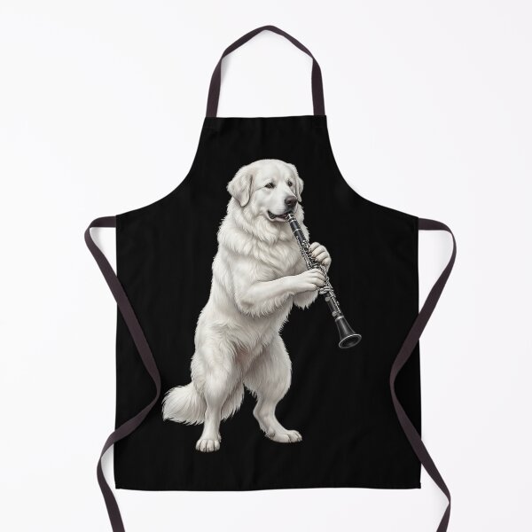 Item preview, Great Pyrenees Playing Clarinet Player Clarinetist Dog Lover designed and sold by TerryConnells.