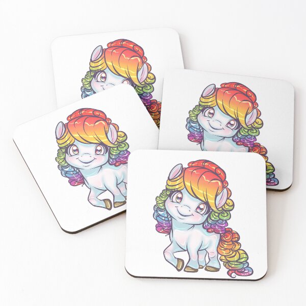 Item preview, Rainbow Pony v2 - Sticker designed and sold by Blossoms-Bosoms.