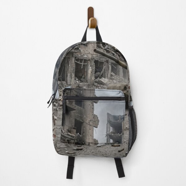 Item preview, Urban Warfare: Heavy Tank in Ruined City Streets designed and sold by Create with Laloves.
