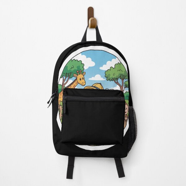 Item preview, Cute Frog Visiting the Zoo Cartoon With Cute Animal designed and sold by TeresaEngland.