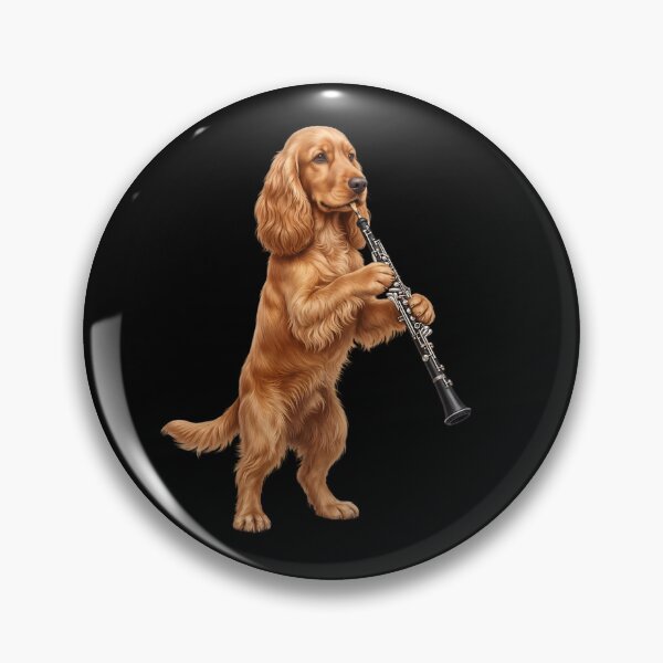 Item preview, Cocker Spaniel Playing Oboe Player Oboist Dog Lover designed and sold by DoodleTortle.