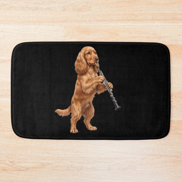 Item preview, Cocker Spaniel Playing Oboe Player Oboist Dog Lover designed and sold by DoodleTortle.