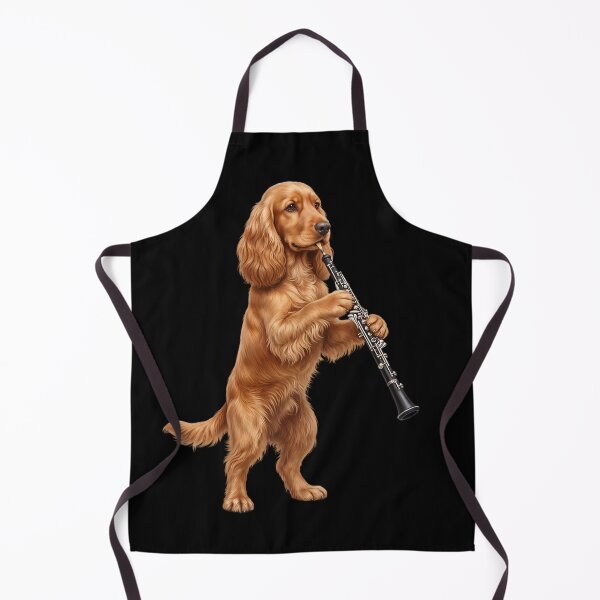 Item preview, Cocker Spaniel Playing Oboe Player Oboist Dog Lover designed and sold by DoodleTortle.