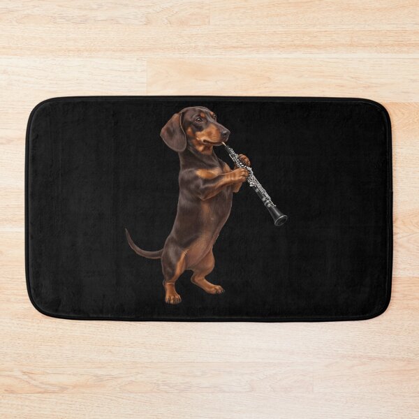 Item preview, Dachshund Playing Oboe Player Oboist Dog Lover designed and sold by DoodleTortle.