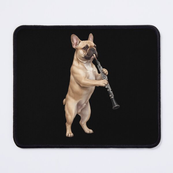 Item preview, French Bulldog Playing Oboe Player Oboist Dog Lover designed and sold by DoodleTortle.