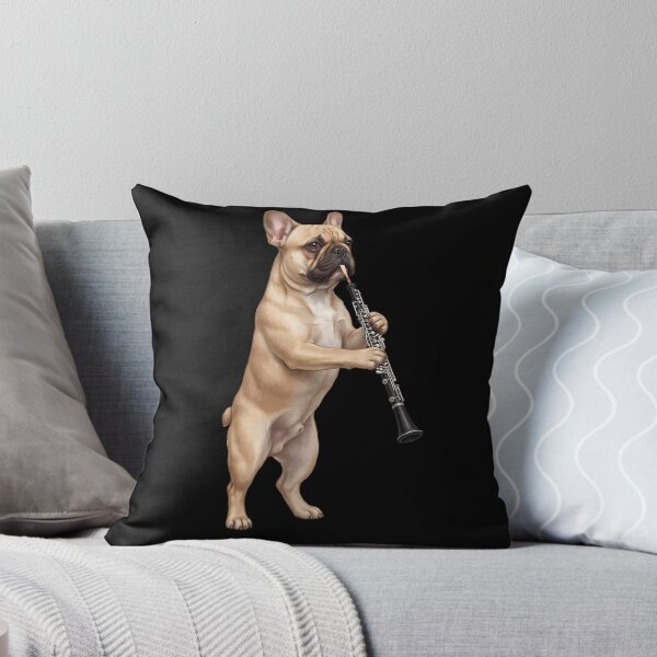 Item preview, French Bulldog Playing Oboe Player Oboist Dog Lover designed and sold by DoodleTortle.