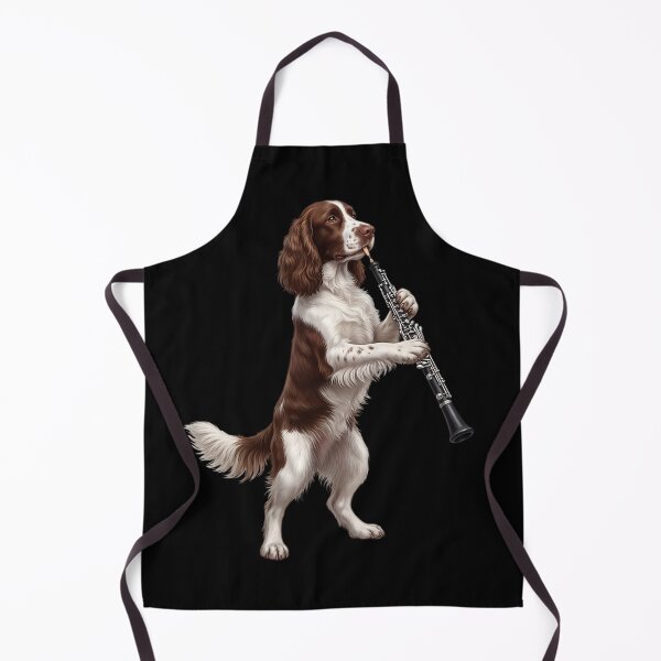 Item preview, English Springer Spaniel Playing Oboe Player Oboist Dog Lover designed and sold by DoodleTortle.