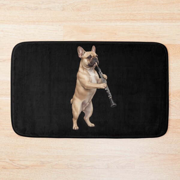 Item preview, French Bulldog Playing Oboe Player Oboist Dog Lover designed and sold by DoodleTortle.