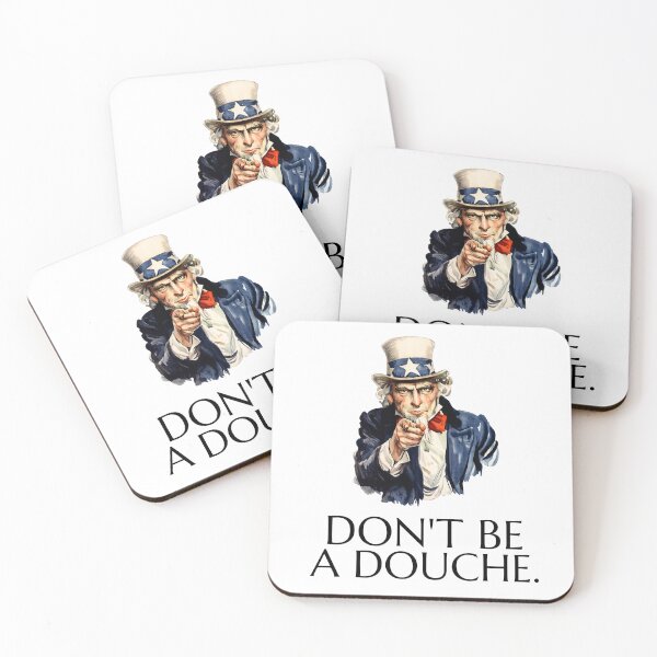Item preview, Uncle Sam says Don't Be a Douche designed and sold by The Sporty Nerd.