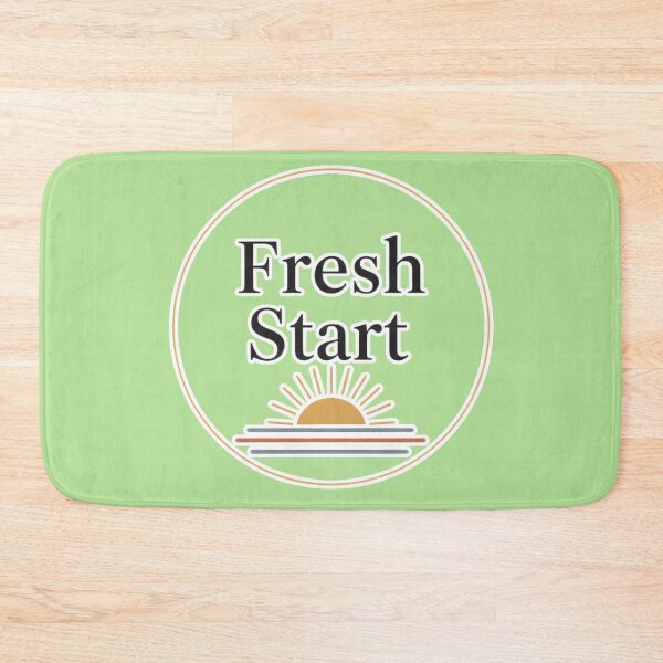 Item preview, Fresh Start Minimalist Rising Sun Typography Art designed and sold by karina360.