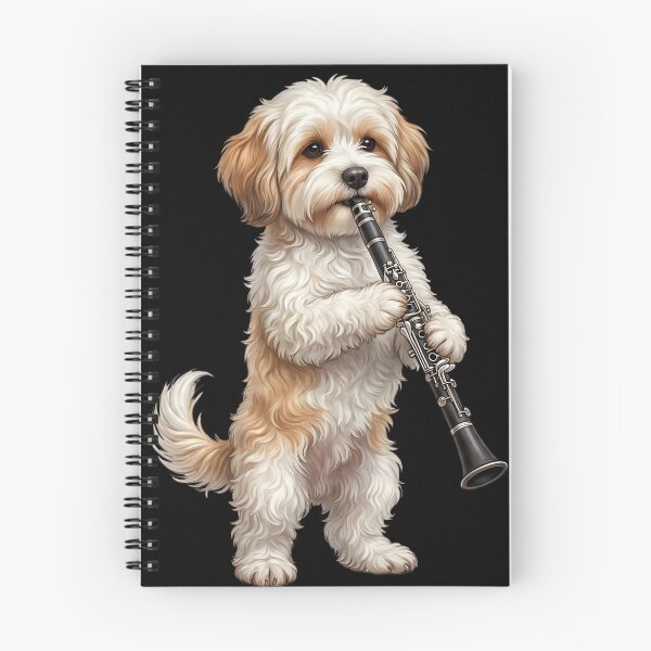 Item preview, Havanese Playing Clarinet Player Clarinetist Dog Lover designed and sold by TerryConnells.