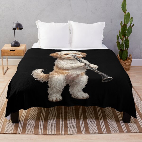 Item preview, Havanese Playing Clarinet Player Clarinetist Dog Lover designed and sold by TerryConnells.