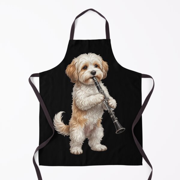 Item preview, Havanese Playing Clarinet Player Clarinetist Dog Lover designed and sold by TerryConnells.
