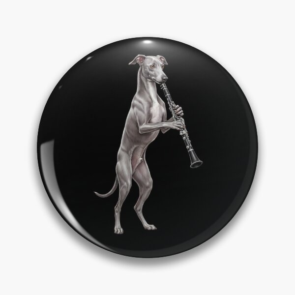 Item preview, Italian Greyhound Playing Clarinet Player Clarinetist Dog Lover designed and sold by TerryConnells.