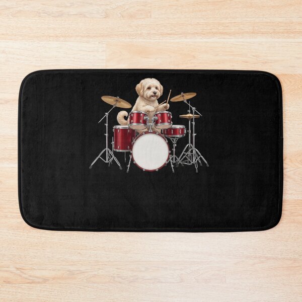 Item preview, Havanese Playing Drum Kit Drummer Dog Lover designed and sold by TerryConnells.