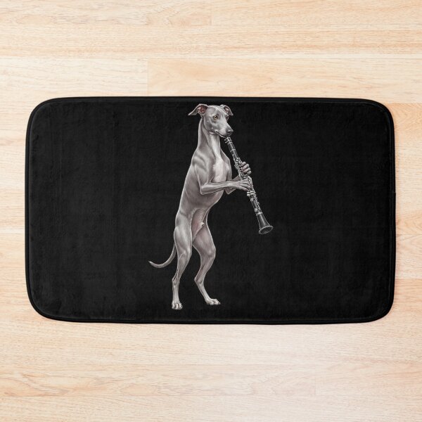 Item preview, Italian Greyhound Playing Clarinet Player Clarinetist Dog Lover designed and sold by TerryConnells.