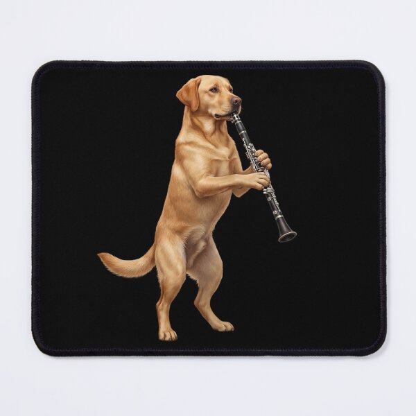 Item preview, Labrador Retriever Playing Clarinet Player Clarinetist Dog Lover designed and sold by TerryConnells.