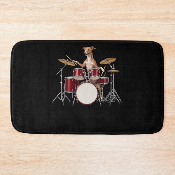 Item preview, Italian Greyhound Playing Drum Kit Drummer Dog Lover designed and sold by TerryConnells.