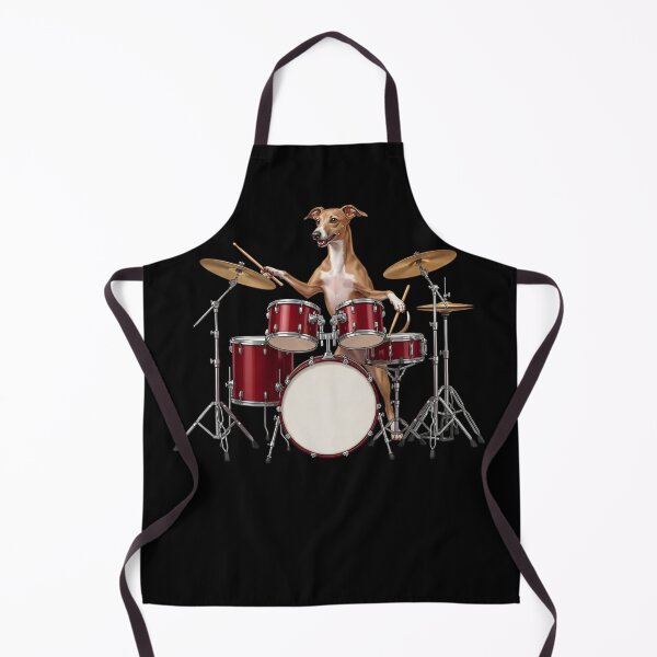Item preview, Italian Greyhound Playing Drum Kit Drummer Dog Lover designed and sold by TerryConnells.