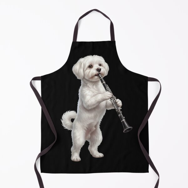 Item preview, Maltese Playing Clarinet Player Clarinetist Dog Lover designed and sold by TerryConnells.