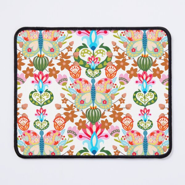 Item preview, Polish Folk art butterfly and flowers designed and sold by FatBirdie.