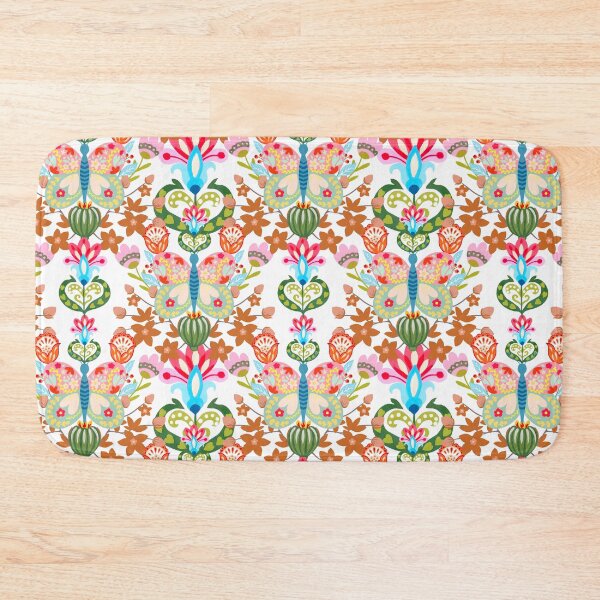 Item preview, Polish Folk art butterfly and flowers  designed and sold by FatBirdie.