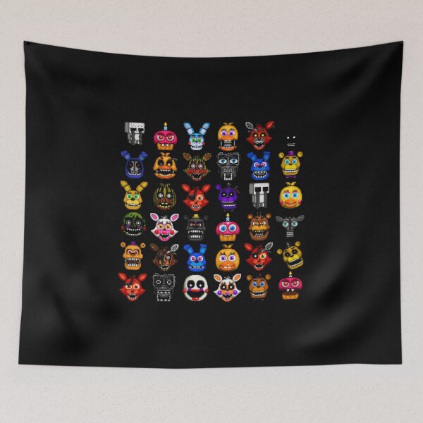 Item preview, FNAF pixel collage designed and sold by NAIMe-stor10.